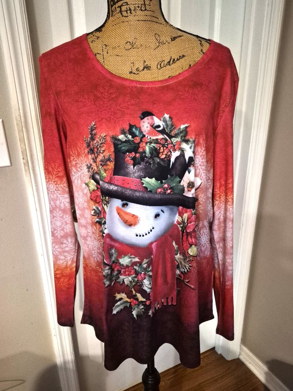 One World Snowman Top